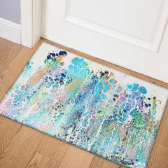 Karina Mermaid Modern Abstract 1'8" x 2'6" Accent Rug Mermaid AKC50