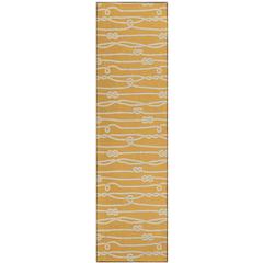 Indoor/Outdoor Harpswell AHP37 Gilded Washable 2'3" x 7'6" Runner Rug