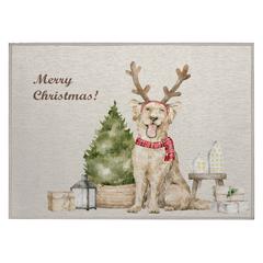 Indoor/Outdoor Cozy Winter ACW38 Taupe Washable 1'8" x 2'6" Rug