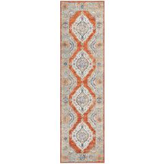 Indoor/Outdoor Marbella MB1 Spice Washable 2'3" x 7'6" Runner Rug