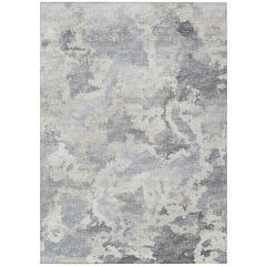 Indoor/Outdoor Accord AAC32 Gray Washable 10' x 14' Rug
