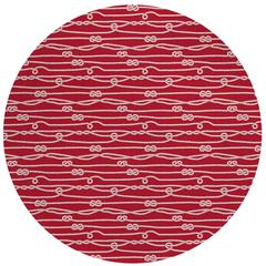 Indoor/Outdoor Harpswell AHP37 Ruby Washable 8' x 8' Round Rug