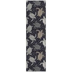 Indoor/Outdoor Surfside ASR43 Midnight Washable 2'3" x 7'6" Runner Rug