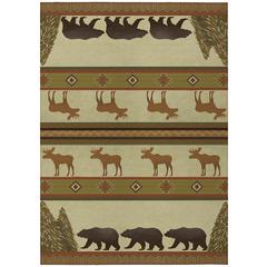 Indoor/Outdoor Excursion EX1 Beige Washable 10' x 14' Rug