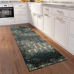 Bravado Mink Transitional Aztec/Incan 2'3" x 7'6" Runner Rug Mink ABV38