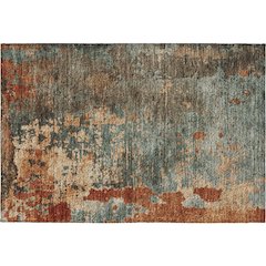 Luxury Washable Indoor/Outdoor Kochi Teal 1'8" x 2'6" Rug