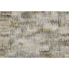 Luxury Washable Indoor/Outdoor Kochi Mocha 1'8" x 2'6" Rug
