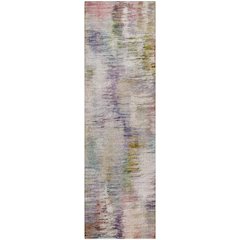 Luxury Washable Indoor/Outdoor Kochi Plum 2'3" x 7'6" Runner Rug