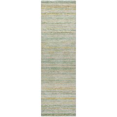 Luxury Washable Indoor/Outdoor Kochi Mint 2'3" x 7'6" Runner Rug
