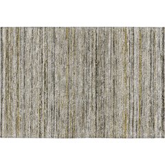 Luxury Washable Indoor/Outdoor Kochi Pewter 1'8" x 2'6" Rug