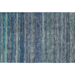 Luxury Washable Indoor/Outdoor Kochi Blue 1'8" x 2'6" Rug