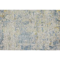 Luxury Washable Indoor/Outdoor Kochi Blue 1'8" x 2'6" Rug