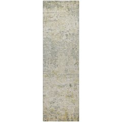 Luxury Washable Indoor/Outdoor Kochi Sage 2'3" x 7'6" Runner Rug