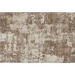 Luxury Washable Indoor/Outdoor Kochi Brown 1'8" x 2'6" Rug