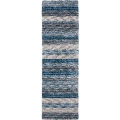Joplin JP1 Indigo 2'3" x 7'6" Runner Rug