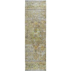 Indoor/Outdoor Karaj Aloe 2'3" x 7'6" Runner Rug