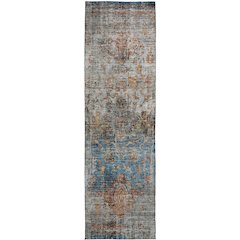 Indoor/Outdoor Karaj Copper 2'3" x 7'6" Runner Rug