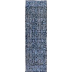 Indoor/Outdoor Karaj Blue 2'3" x 7'6" Runner Rug