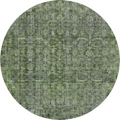 Indoor/Outdoor Karaj Cactus 8' x 8' Round Rug