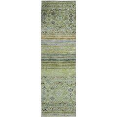 Indoor/Outdoor Karaj Aloe 2'3" x 7'6" Runner Rug