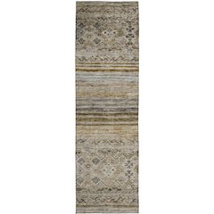 Indoor/Outdoor Karaj Brown 2'3" x 7'6" Runner Rug