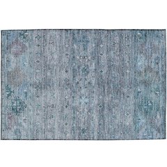 Indoor/Outdoor Karaj Blue 1'8" x 2'6" Rug