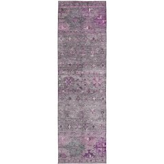 Indoor/Outdoor Karaj Purple 2'3" x 7'6" Runner Rug