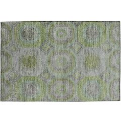 Indoor/Outdoor Karaj Olive 1'8" x 2'6" Rug
