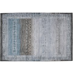 Indoor/Outdoor Karaj Blue 1'8" x 2'6" Rug