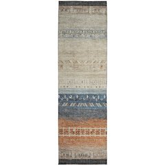 Indoor/Outdoor Karaj Brown 2'3" x 7'6" Runner Rug