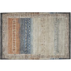 Indoor/Outdoor Karaj Brown 1'8" x 2'6" Rug