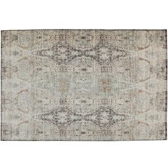 Indoor/Outdoor Karaj Linen 1'8" x 2'6" Rug
