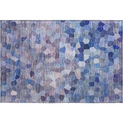 Luxury Washable Indoor/Outdoor Kaleidoscope KL1 Blue 1'8" x 2'6" Rug