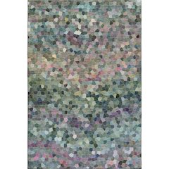 Luxury Washable Indoor/Outdoor Kaleidoscope KL1 Green 2'6" x 3'10" Rug