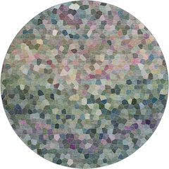 Luxury Washable Indoor/Outdoor Kaleidoscope KL1 Green 8' x 8'
