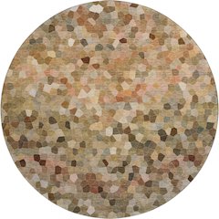 Luxury Washable Indoor/Outdoor Kaleidoscope KL1 Orange 8' x 8'