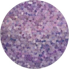 Luxury Washable Indoor/Outdoor Kaleidoscope KL1 Purple 8' x 8'