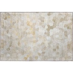 Luxury Washable Indoor/Outdoor Kaleidoscope KL1 Ivory 1'8" x 2'6" Rug