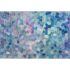 Luxury Washable Indoor/Outdoor Kaleidoscope KL1 Teal 1'8" x 2'6" Rug