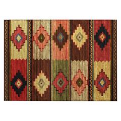 Indoor/Outdoor Sonora ASO31 Paprika Washable 1'8" x 2'6" Rug