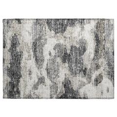 Indoor/Outdoor Accord AAC36 Black Washable 1'8" x 2'6" Rug