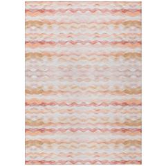 Indoor/Outdoor Surfside ASR46 Peach Washable 10' x 14' Rug