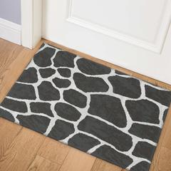 Safari Shadow Animal Animal Print 1'8" x 2'6" Accent Rug Shadow ASF34