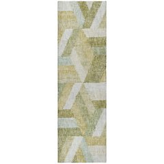 Luxury Washable Lorenzo Aloe 2'3" x 7'6" Runner Rug