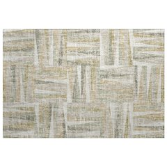 Luxury Washable Lorenzo Linen 1'8" x 2'6" Rug