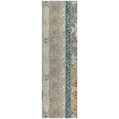 Luxury Washable Lorenzo Ivory 2'3" x 7'6" Runner Rug