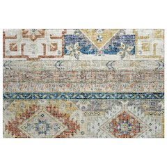 Luxury Washable Lorenzo Ivory 1'8" x 2'6" Rug