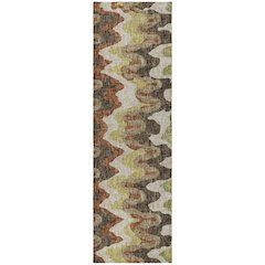 Luxury Washable Lorenzo Chocolate 2'3" x 7'6" Runner Rug