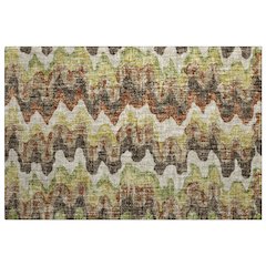 Luxury Washable Lorenzo Chocolate 1'8" x 2'6" Rug
