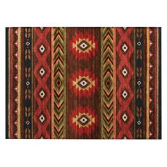 Indoor/Outdoor Sonora ASO33 Brown Washable 1'8" x 2'6" Rug
